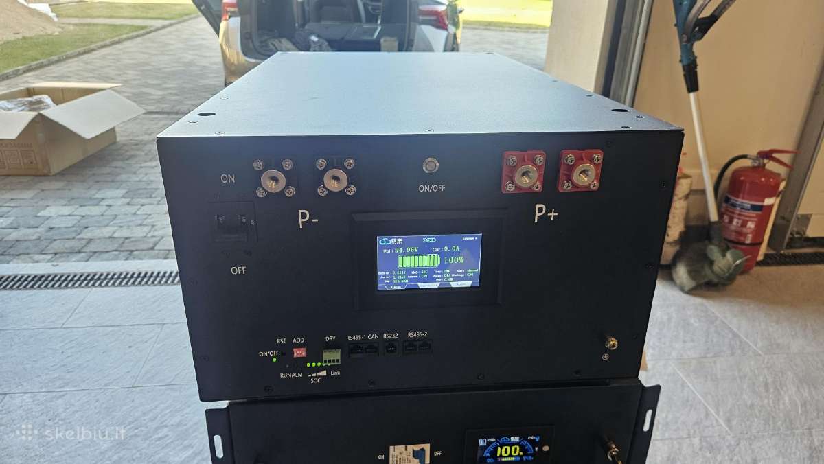 16kWh 51,2V 330Ah EVE Metalinis korpusas (apva)
